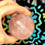Thumbnail: Rose Quartz Sphere (with holder)