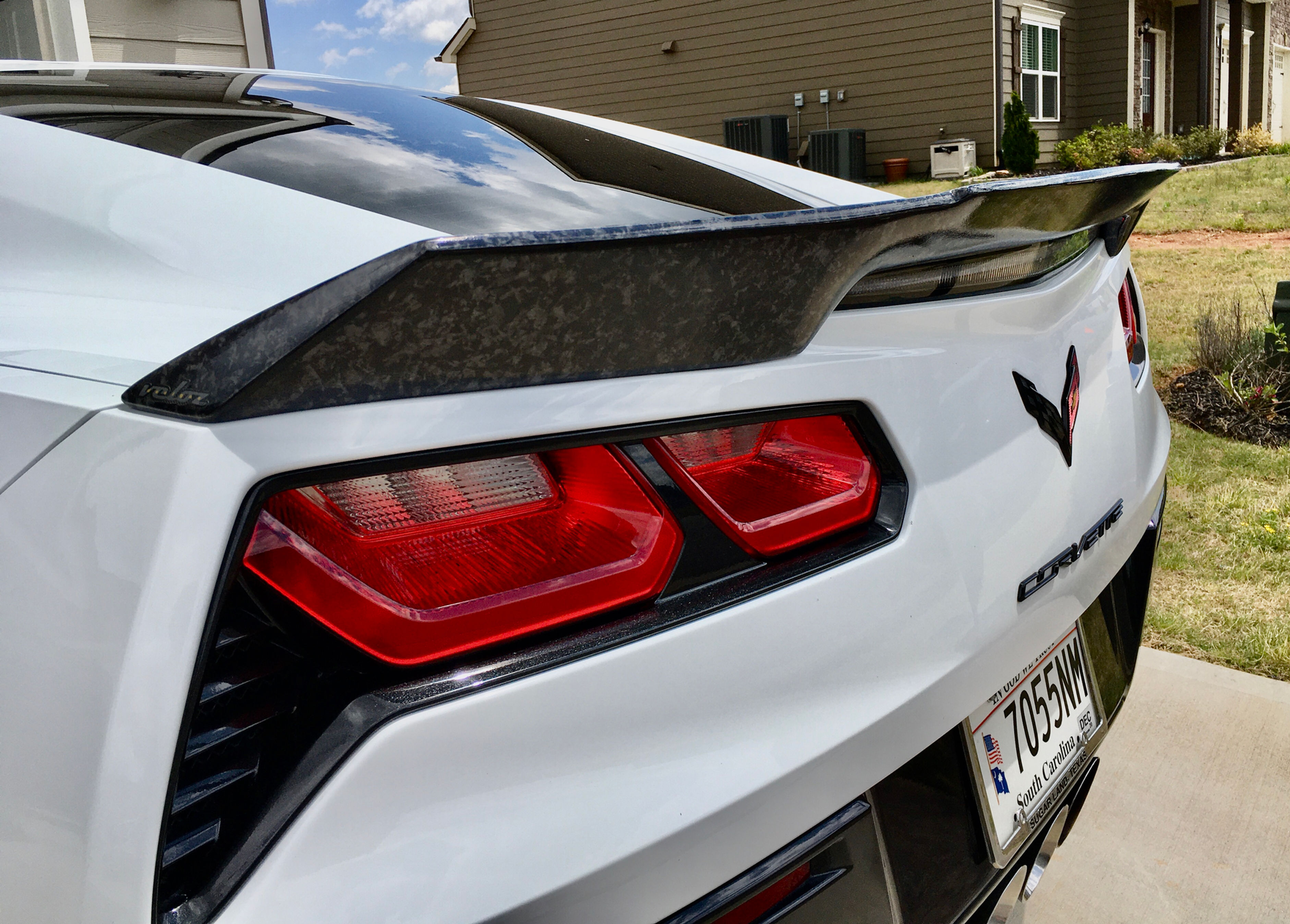 C7Z51EXTREME REAR SPOILER -vinyl wrap