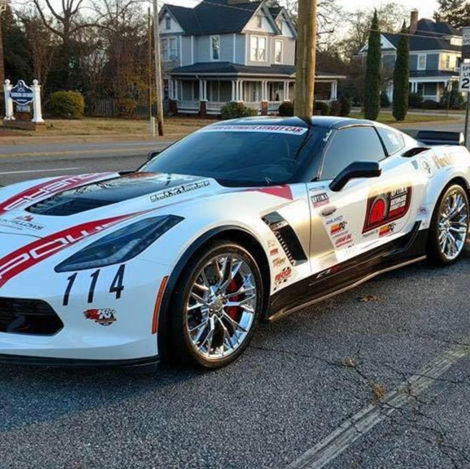 Thumbnail: C7 Z06 Side Skirt - vinyl wrap - custom made