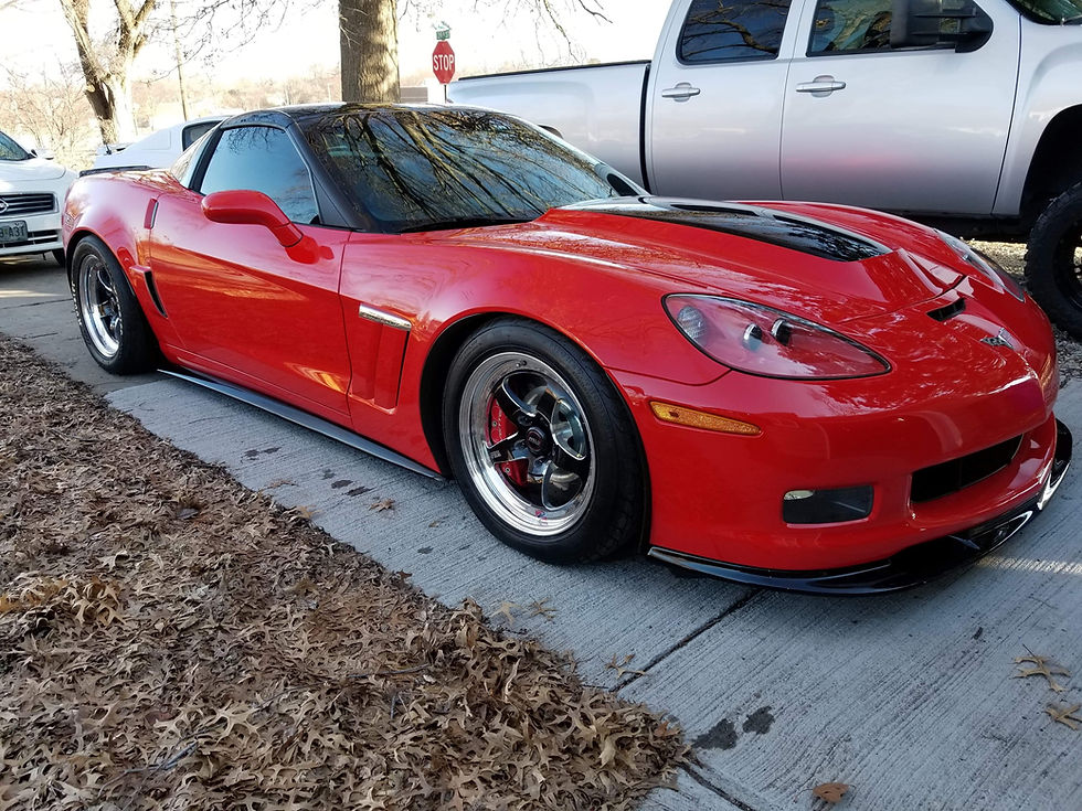 Thumbnail: C6 WIDEBODY 6 PIECE AERO KIT - black mill