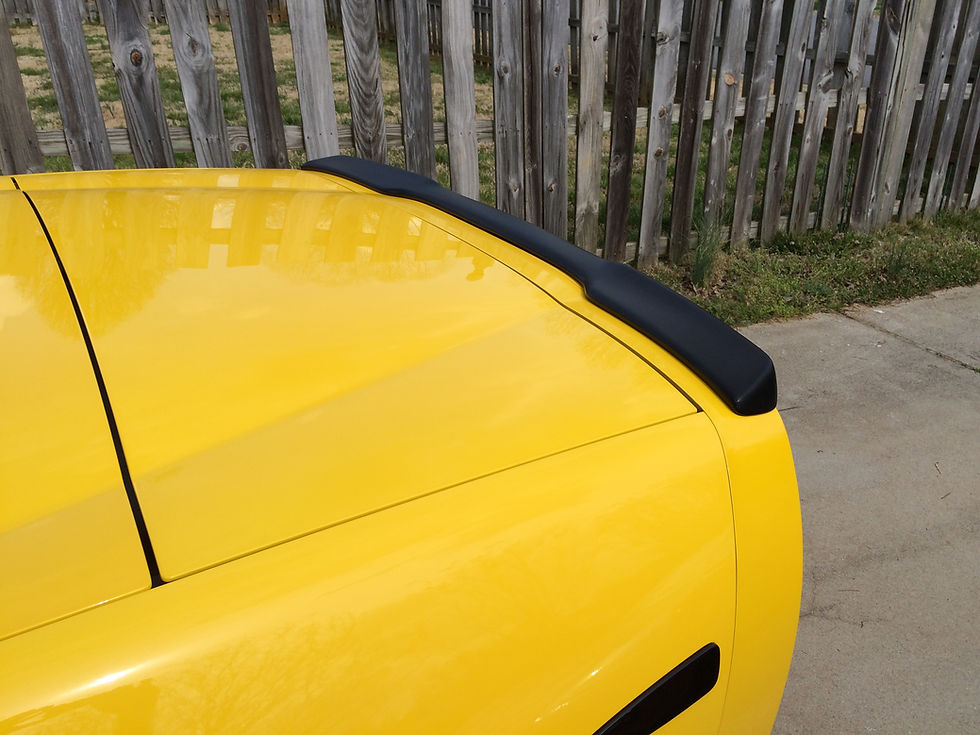 Thumbnail: C6ZR1fb REAR SPOILER - black mill finish