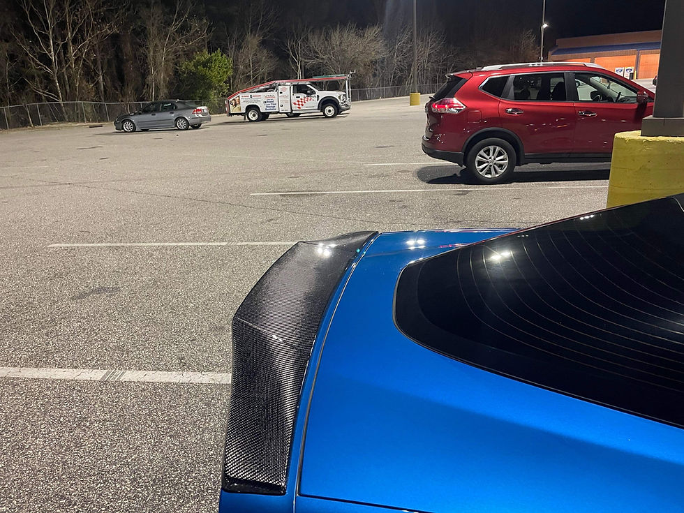 Thumbnail: GPR6 CF REAR SPOILER - carbon fiber