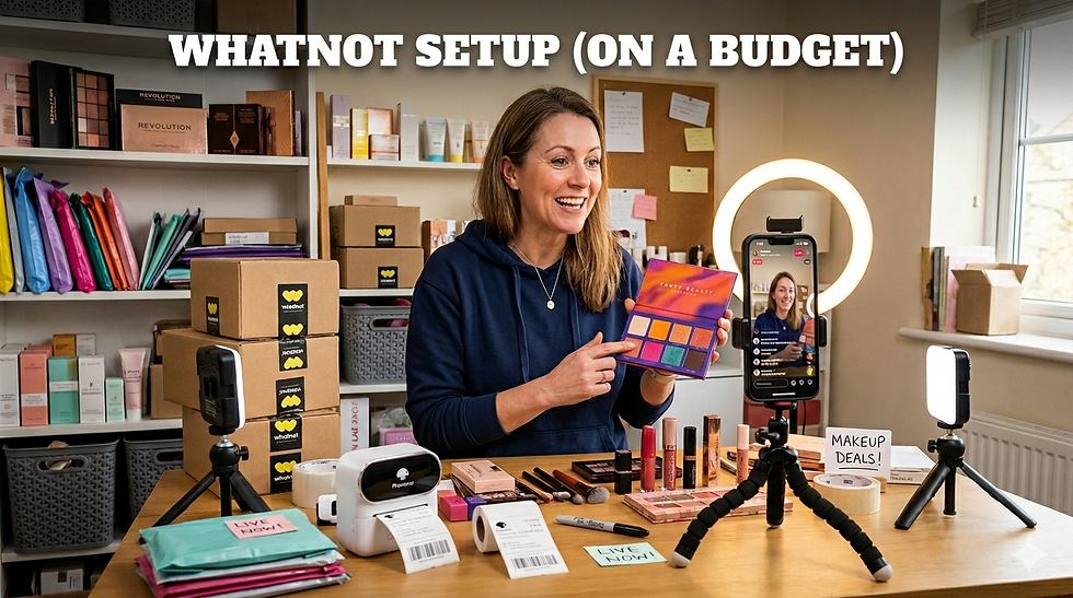 Shit You Actually Need to Start Selling on Whatnot Properly (UK Beginner Setup)