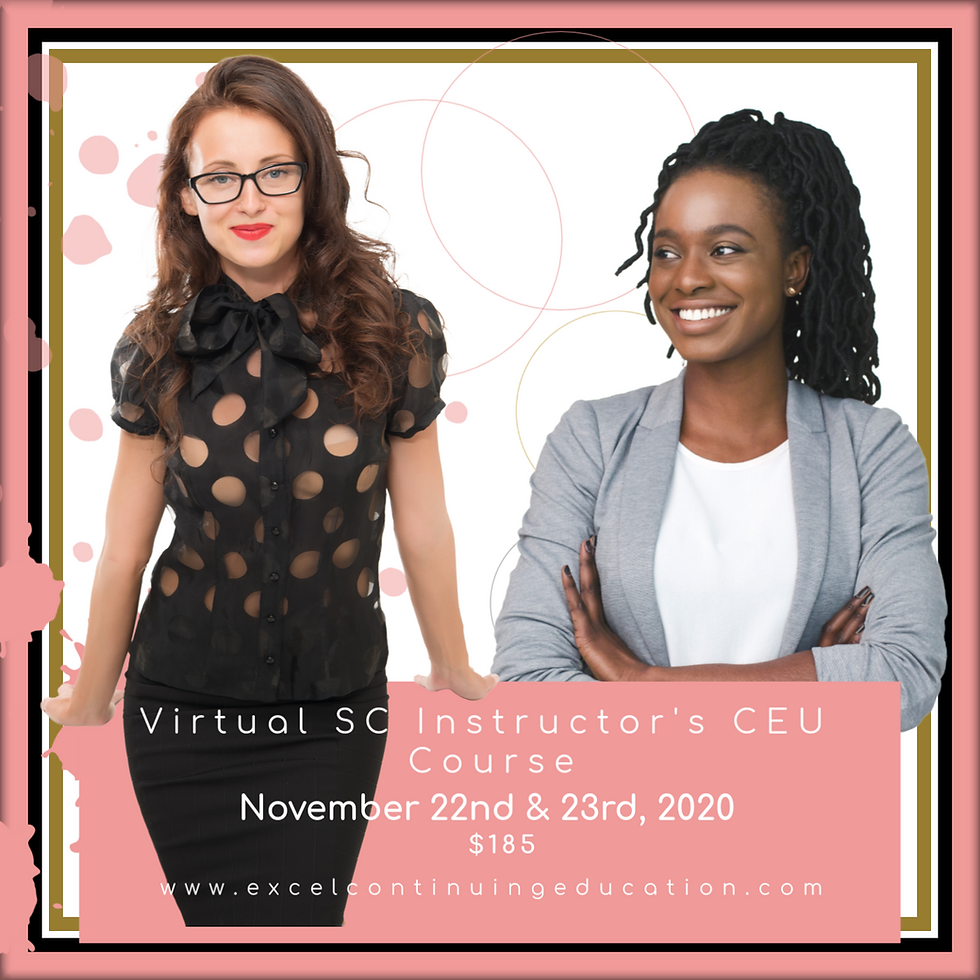 November 22nd, Virtual SC & Washington DC Instructors Course 2 days