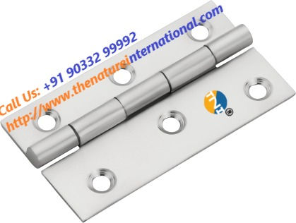 Thumbnail: 3 inches long and 1.5mm thick 12mm x 19mm uneven flaps Stainless Steel  Hinges Brand Name TNI one of the best hinges brands i