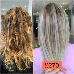 Balayage and keratin smoothing by Marta