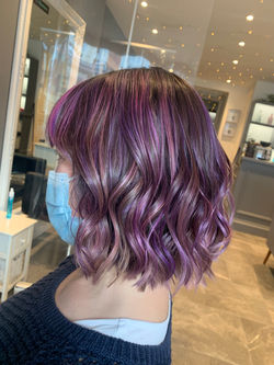 Metallic Purple Hair By Marta