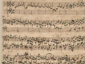 Trecho da Oferenda Musical, de Johann Sebastian Bach