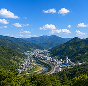 태백 출장마사지 지역 안내 - 태백 산악 풍경
