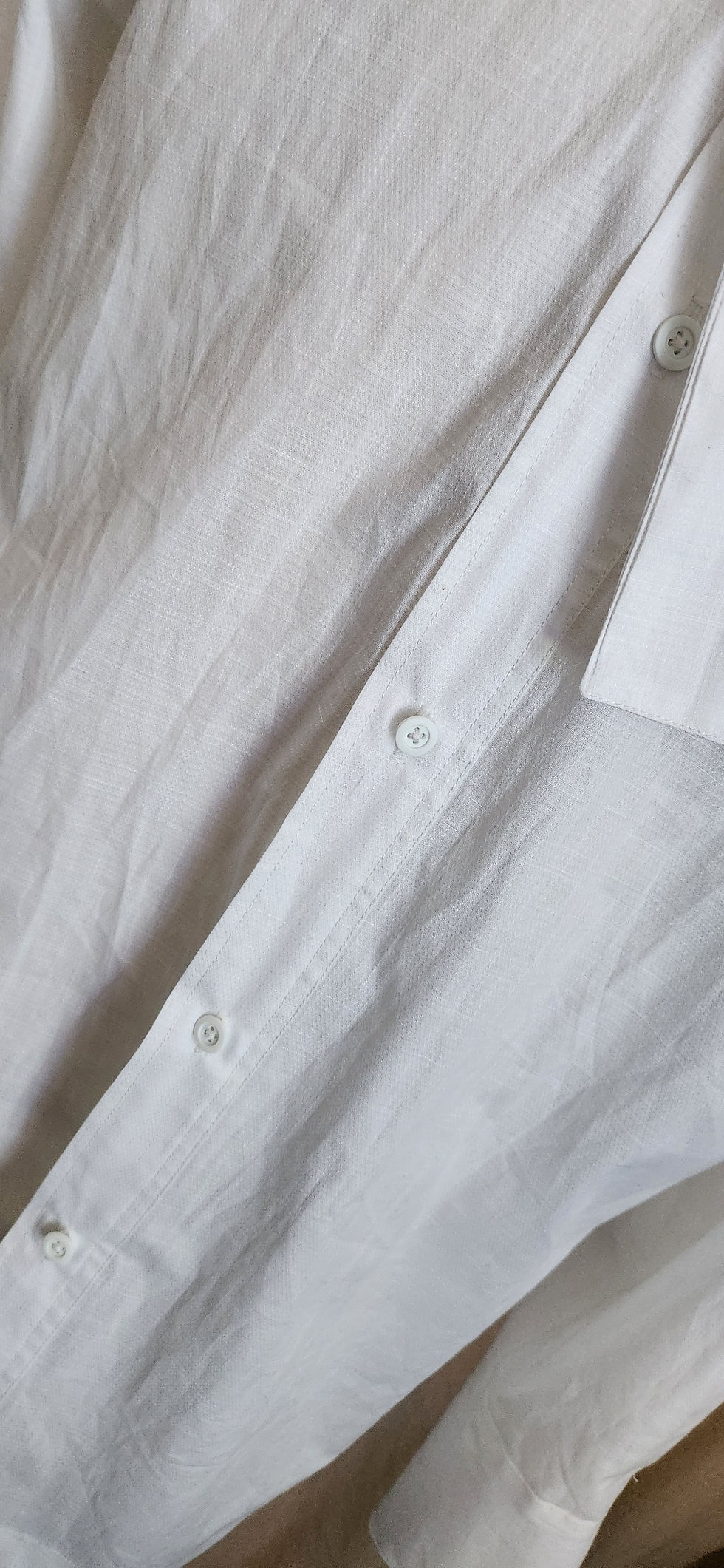 Thumbnail: Half Draped Classic Collar Shirt