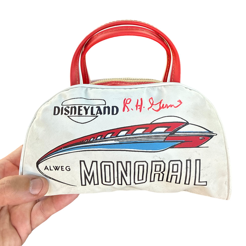 Thumbnail: Rare Disneyland ALWEG Monorail Children's Flight Bag