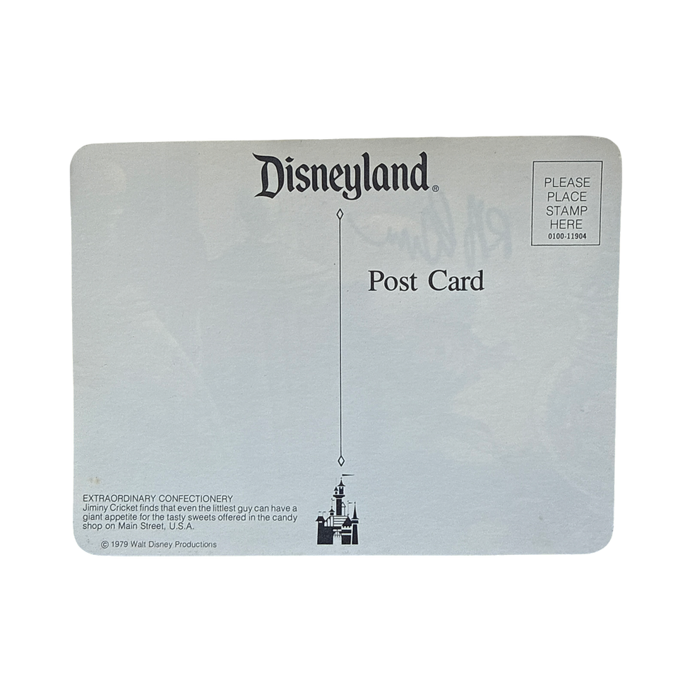 Thumbnail: Disneyland Animation Postcard; Extraordinary Confectionery