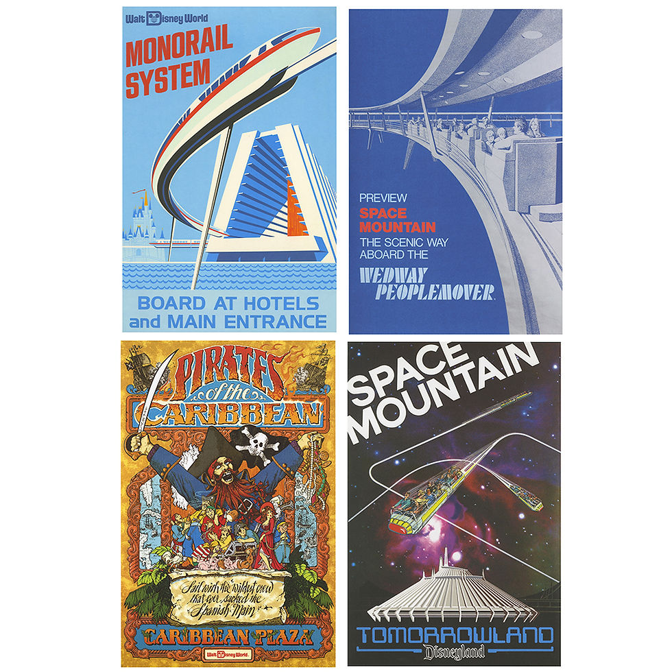 Thumbnail: Autographed Classic Attraction Posters