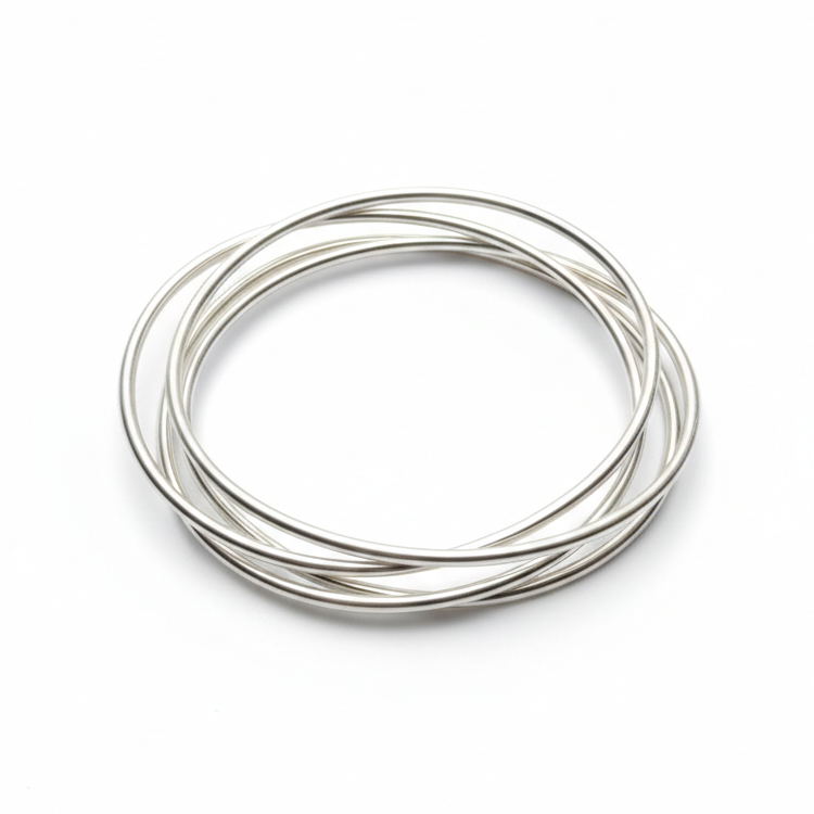 Sterling Silver Link Bangles
