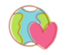 Earth and a heart