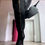 Thumbnail: BLACK AND GOLD THIGH HIGH BOOTS