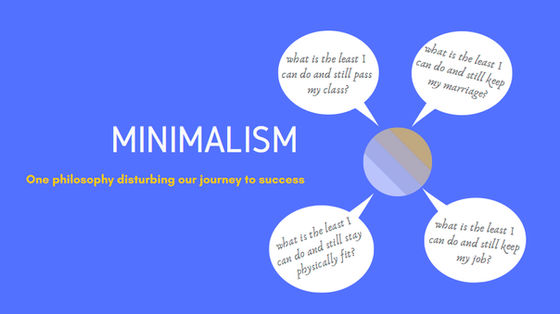 A common philosophy in our culture that is disturbing our journey to success