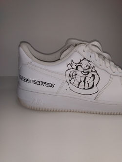 Custom Taz fan footwear