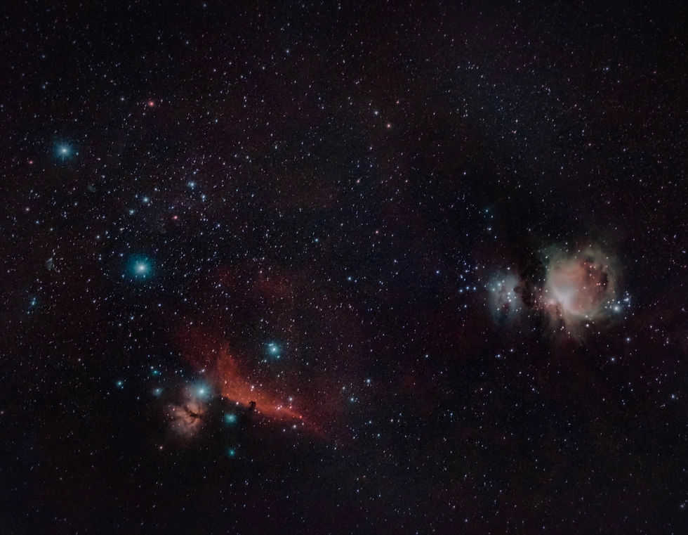 Orion and Horsehead nebula