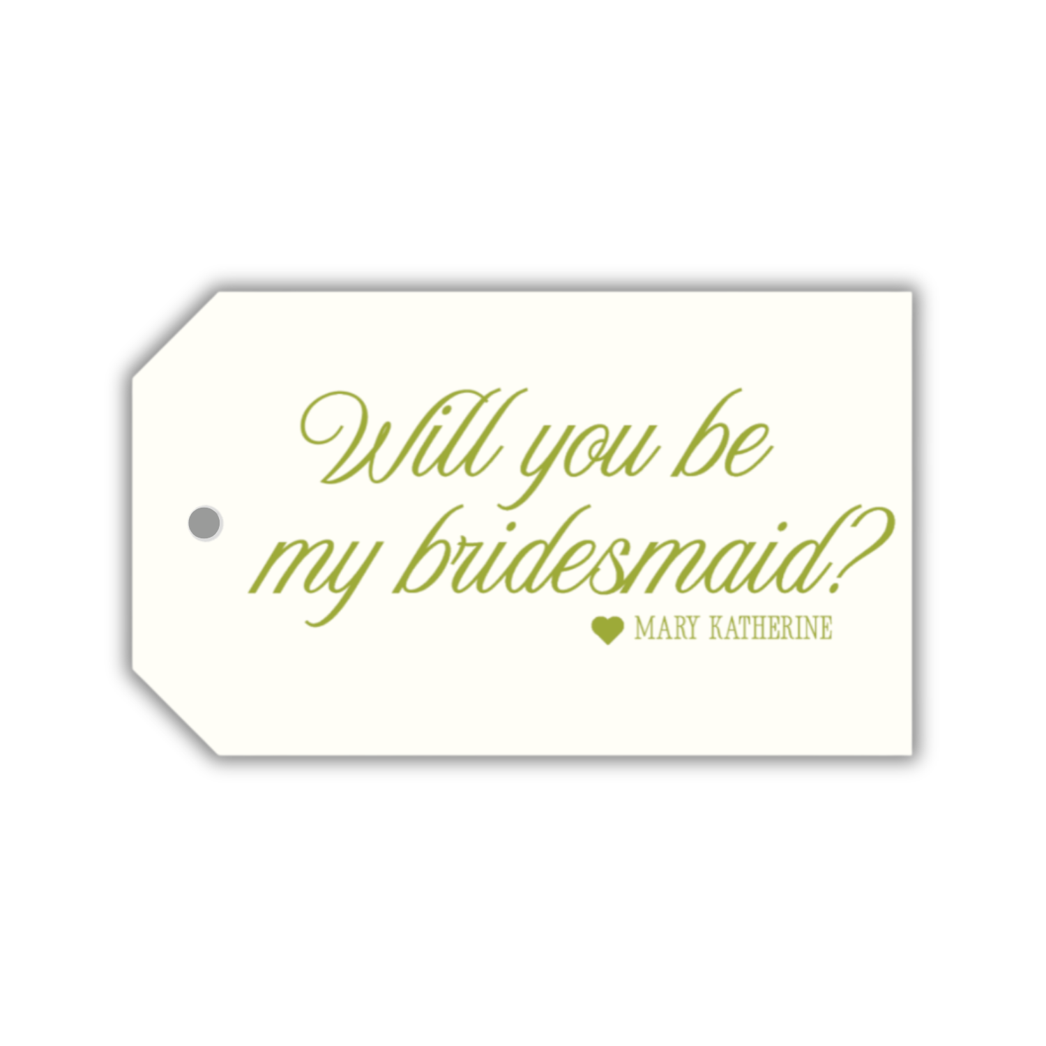 Bridesmaid Gift Tag Set