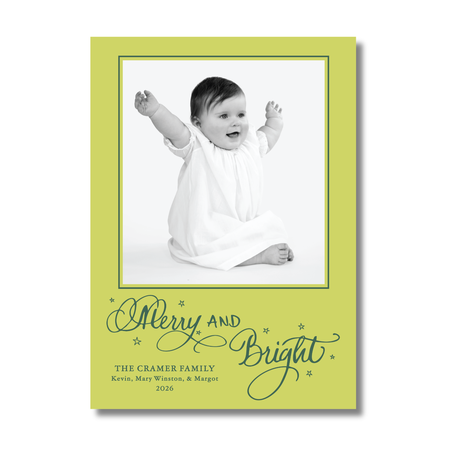 Merry & Bright Holiday Card