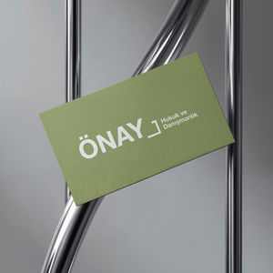 ÖNAY Hukuk ve Danışmanlık Kurumsal Kimlik Tasarımı