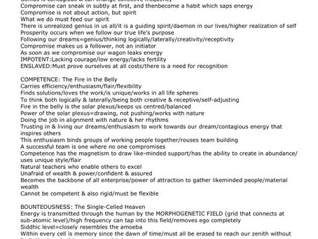 GENE KEY 14: Compromise, Competence, Bounteousness (Nov. 17-22)