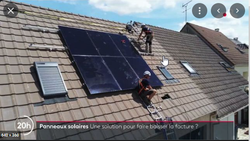 Installation panneaux solaires