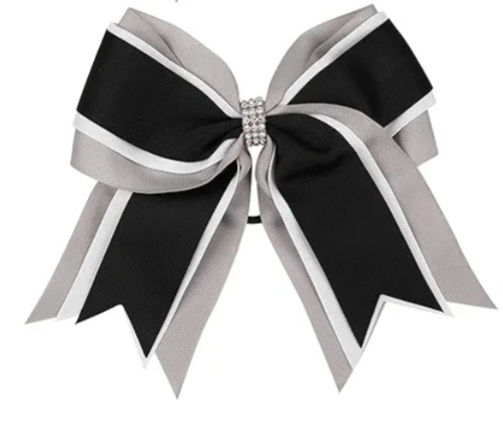 थंबनेल: Personalized cheer hair bows Custom Embroidered Competition Bow