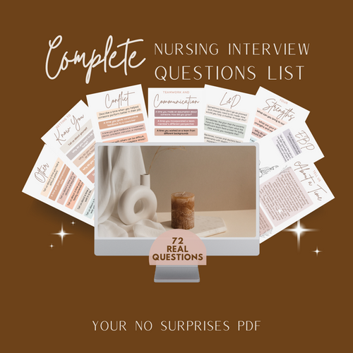 COMPLETE Nursing Interview Questions List RN Interview Coach