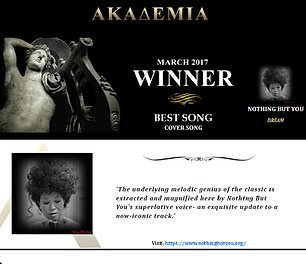 'Dream' BEST COVER SONG March 2017, The Akademia Awards