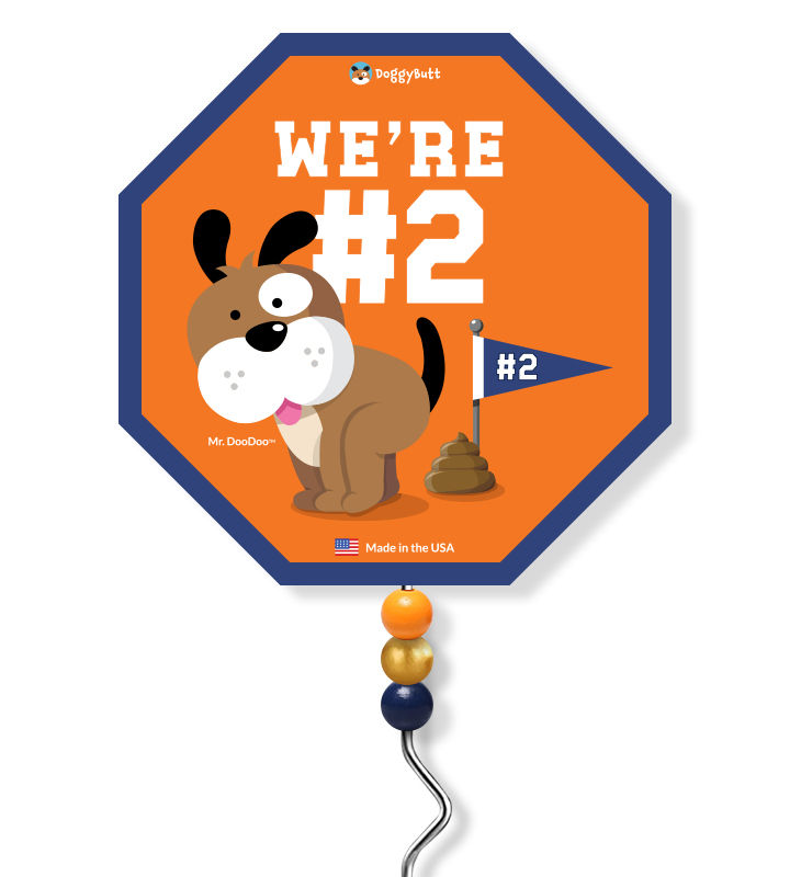 Thumbnail: DooDoo Signs & PooPoo Pennants - Burnt Orange & Navy Blue