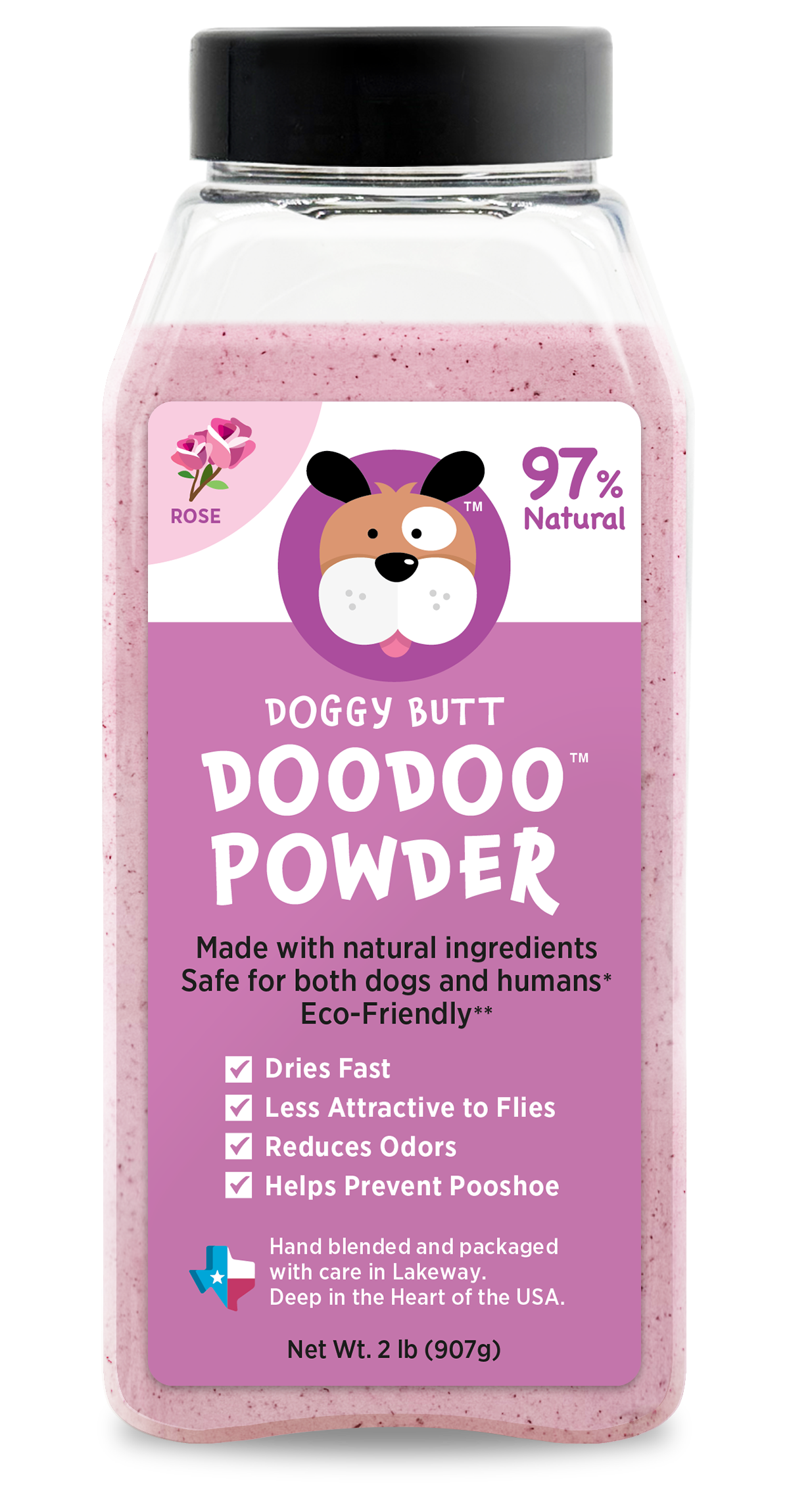 DoggyButt DooDoo Powder-Rose