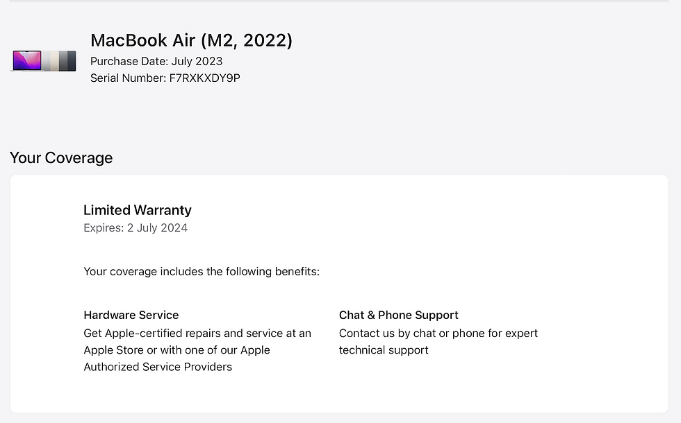 Thumbnail: MacBook Air M2 2022 Like NEW!! รหัสสินค้า : 2111
