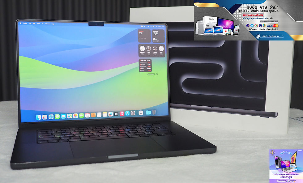 MacBook Pro 16" M4 Pro RAM 24GB NEW!! รหัสสินค้า : 3505