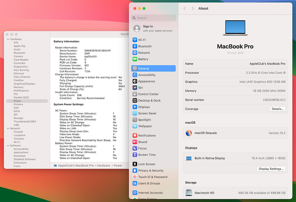 Thumbnail: MacBook Pro 15" Touch Bar Core i9 2.3 GHz. 8-Core 2019 รหัสสินค้า : 0202