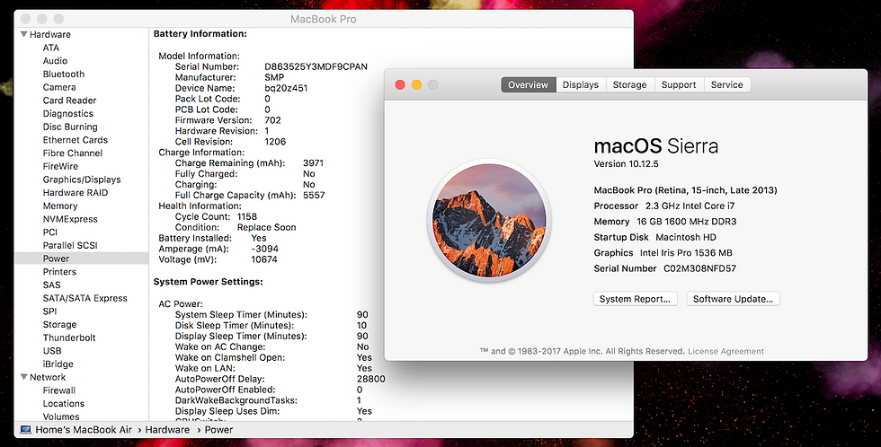 ภาพขนาดย่อ: ขาย MacBook Pro 15-inch Retina Core i7 2.3 GHz. Late 2013 รหัสสินค้า