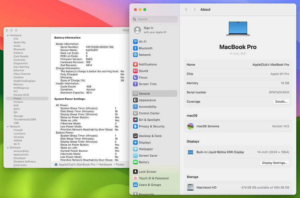 Thumbnail: MacBook Pro 14-inch M1 Pro 2021 รหัสสินค้า : 1606