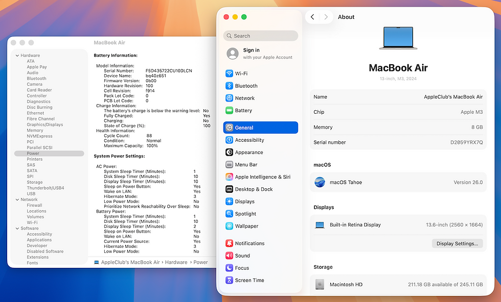 Thumbnail: MacBook Air 13-inch M3 ประกันศูนย์ Like NEW!! รหัสสินค้า : 2609