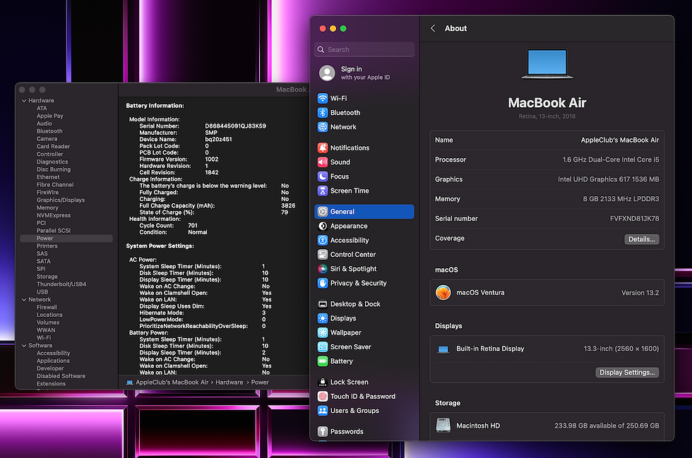 Thumbnail: ขาย MacBook Air Retina 13-inch Core i5 1.6 GHz. SSD 256GB 2018 รหัสสินค้า : 3002