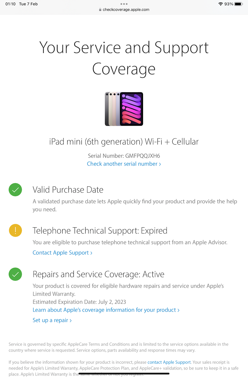 Thumbnail: ขาย iPad mini6 Wi-Fi + Cellular 64Gb + ApplePencil2 รหัสสินค้า : 1402