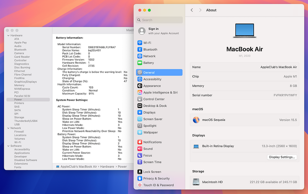 Thumbnail: MacBook Air M1 2020 Like NEW!! รหัสสินค้า : 4506