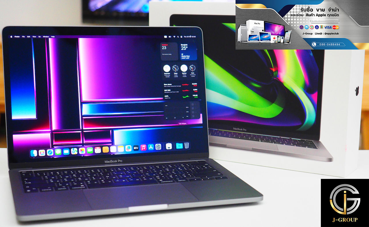 ​​​​​​​ขาย MacBook Pro M1 13" SSD 512GB. 2020 Like NEW!! รหัสสินค้า : 0704