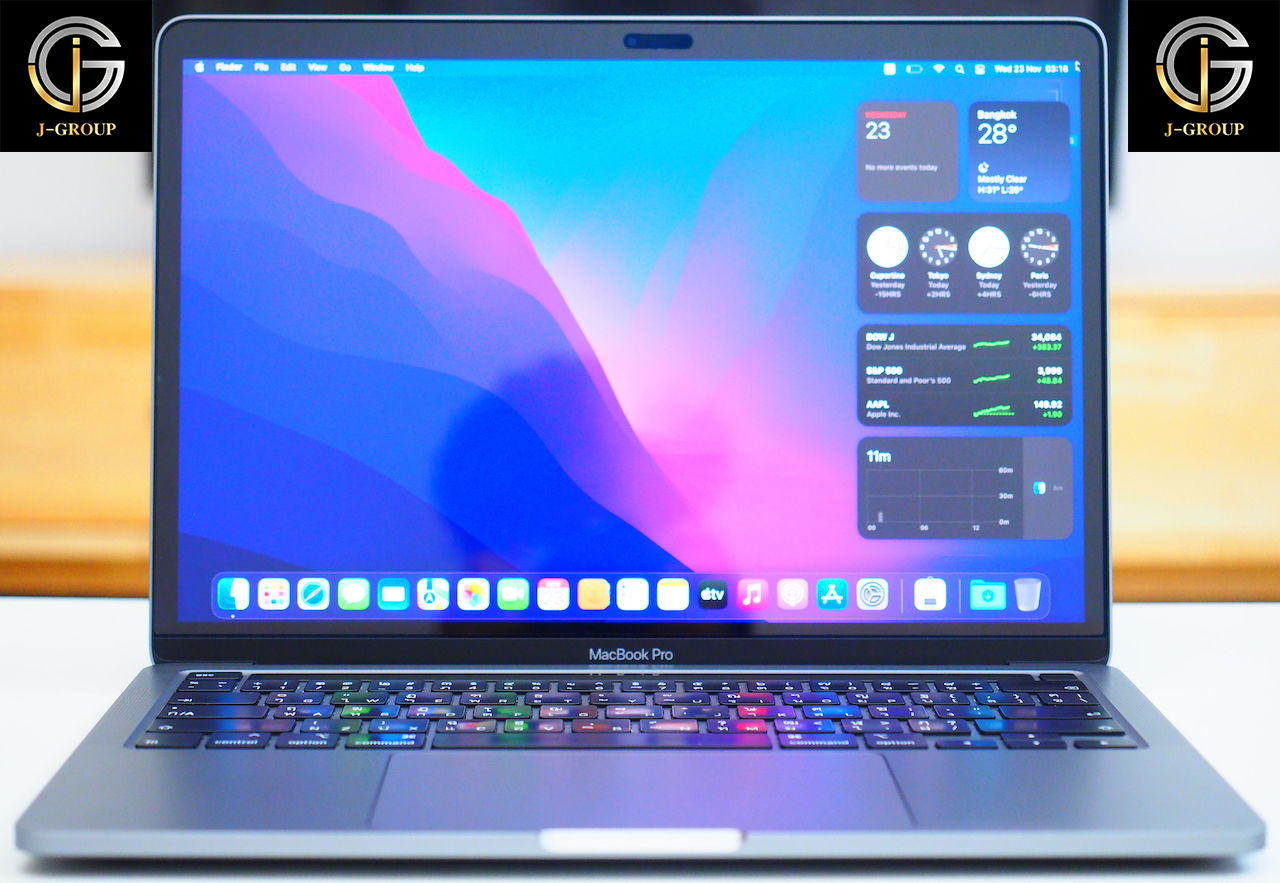 ขาย MacBook Pro 13-inch Touch Bar 2020 i5 2.0 GHz. RAM 16GB. รหัสสินค้า : 0802