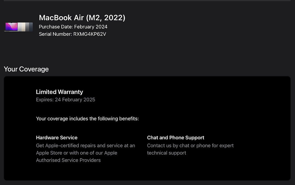 Thumbnail: MacBook Air M2 SSD 512GB 2022 ประกันศูนย์ รหัสสินค้า : 0502
