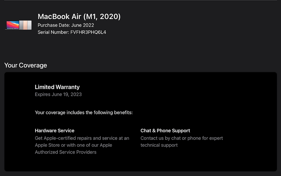 Thumbnail: ขาย MacBook Air M1 2020 Like NEW!! รหัสสินค้า : 1503