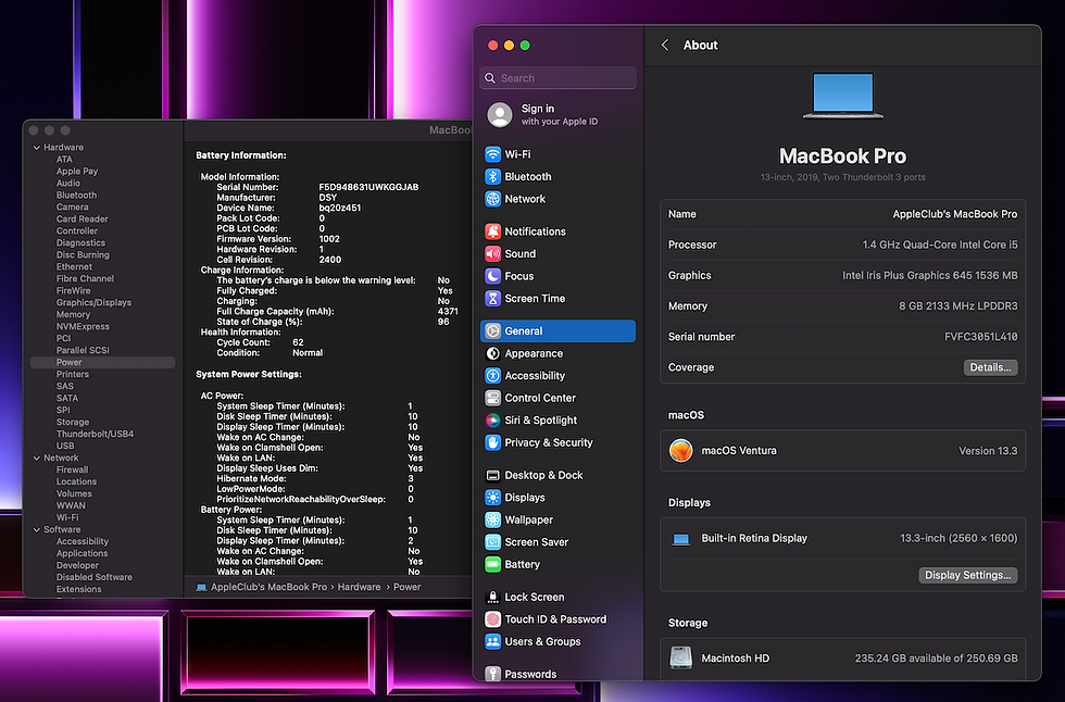 Thumbnail: ขาย MacBook Pro 13" Touch Bar i5 1.4 GHz. SSD 256GB 2019 รหัสสินค้า : 0304