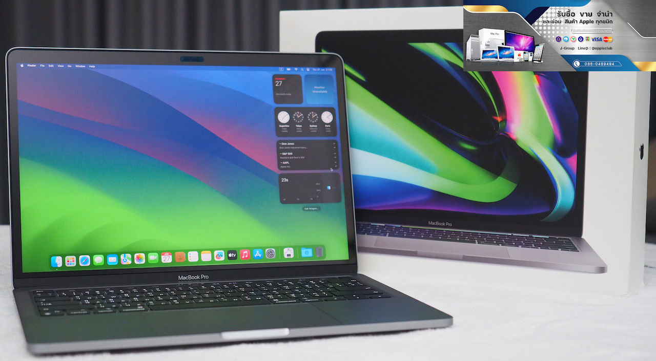 MacBook Pro M1 13" 2020 SSD 512GB. Like NEW!! รหัสสินค้า : 1906