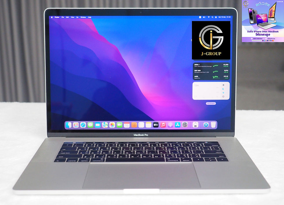 MacBook Pro 15" Touch Bar Core i7 2.6 GHz. 2016 * ตำหนิ * รหัสสินค้า : 1205