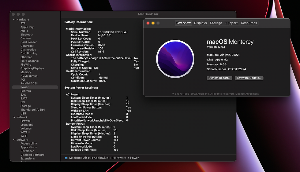Thumbnail: ขาย MacBook Air M2 2022 Like NEW!! รหัสสินค้า : 3710